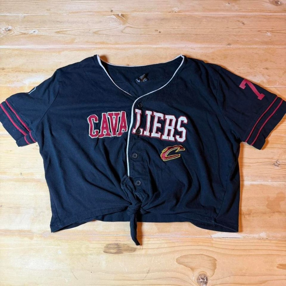 NBA Cleveland‎ Cavaliers black cropped jersey Size XL